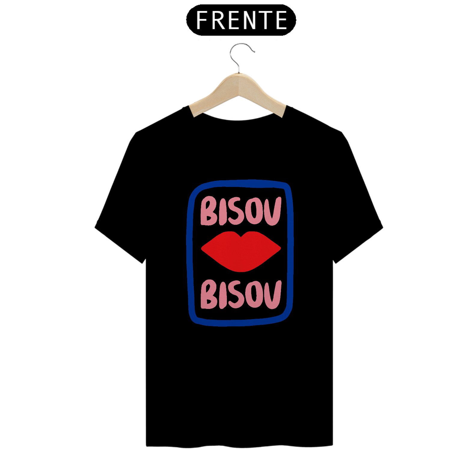Camiseta Bisou Bisou Algodão Prime