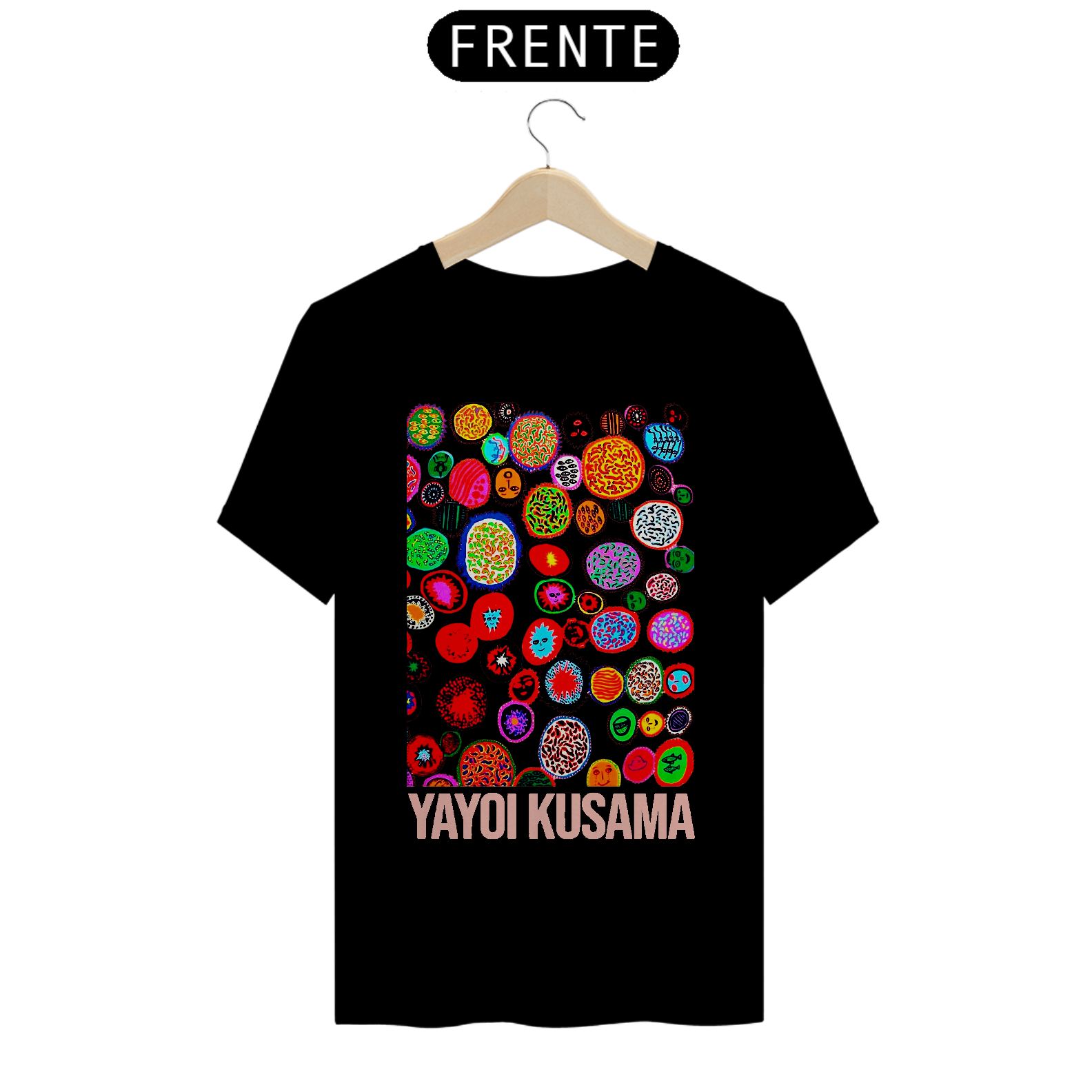 Camiseta Yayoi Kusama celulas Algodão Prime