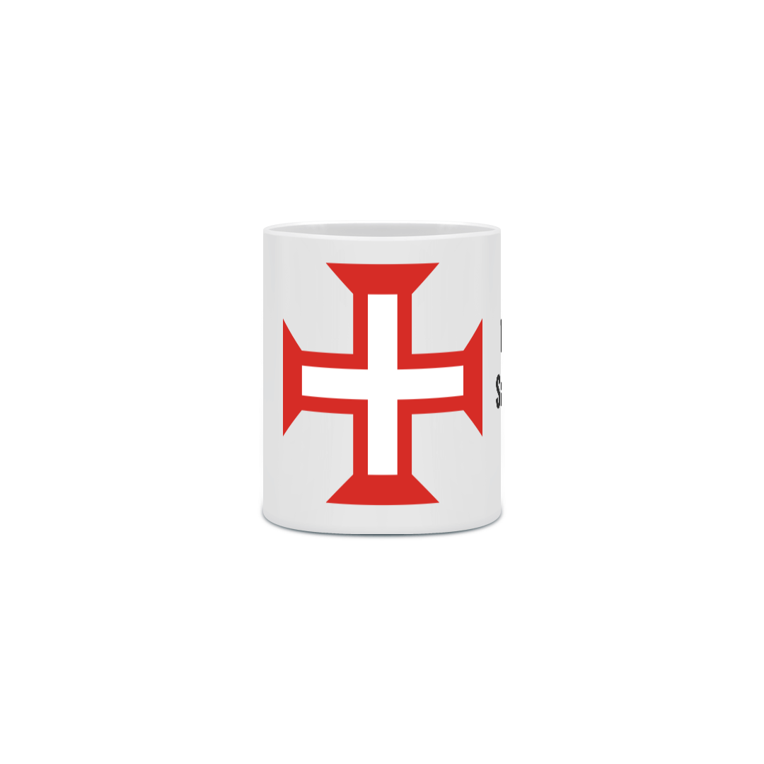 Nome do produto: Caneca da Ordem de Cristo - Terra de Santa Cruz