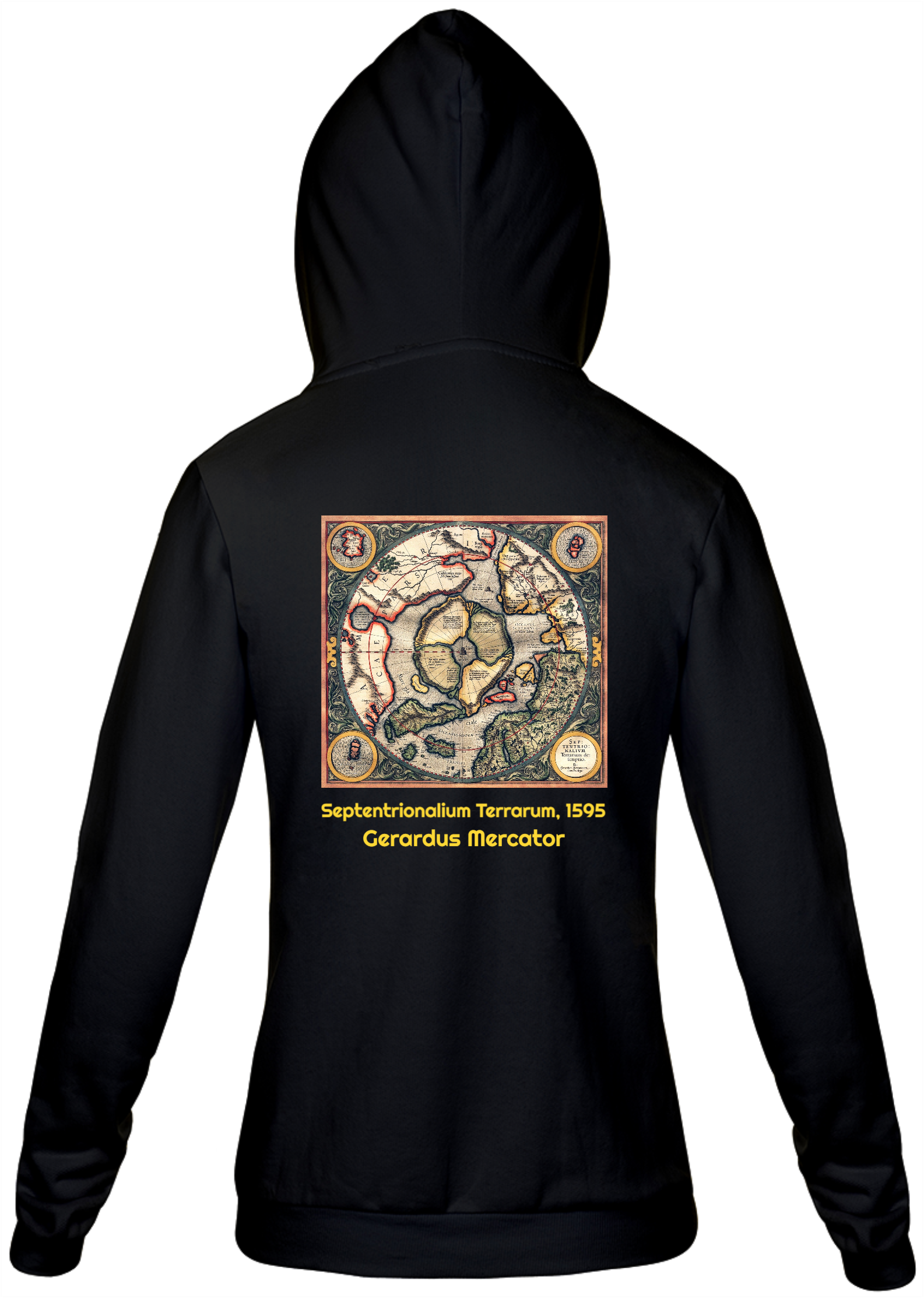 Nome do produto: Moletom Pólo Norte Gerardus Mercator, 1595