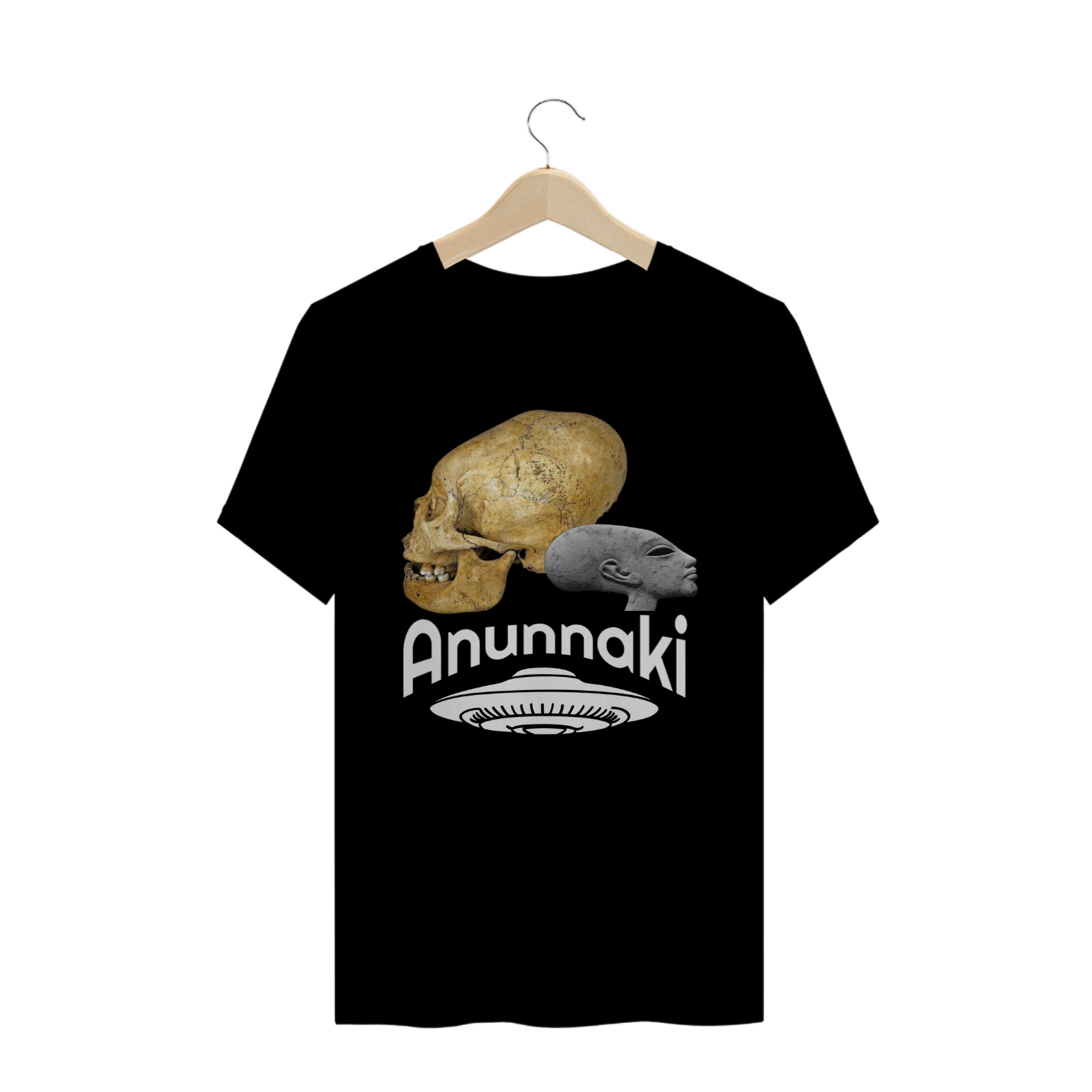 Nome do produto: Camiseta Anunnaki Crânio Alongado