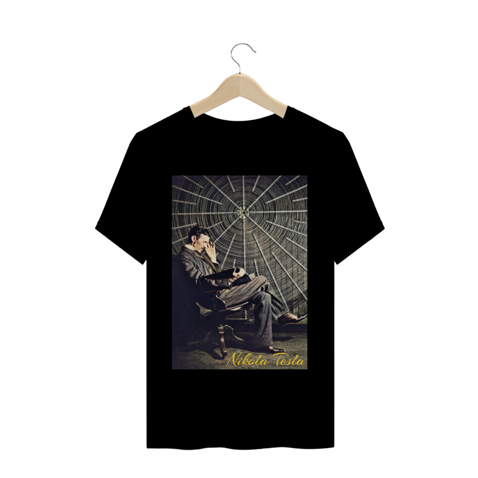 Nome do produto: Camiseta Prime Nikola Tesla