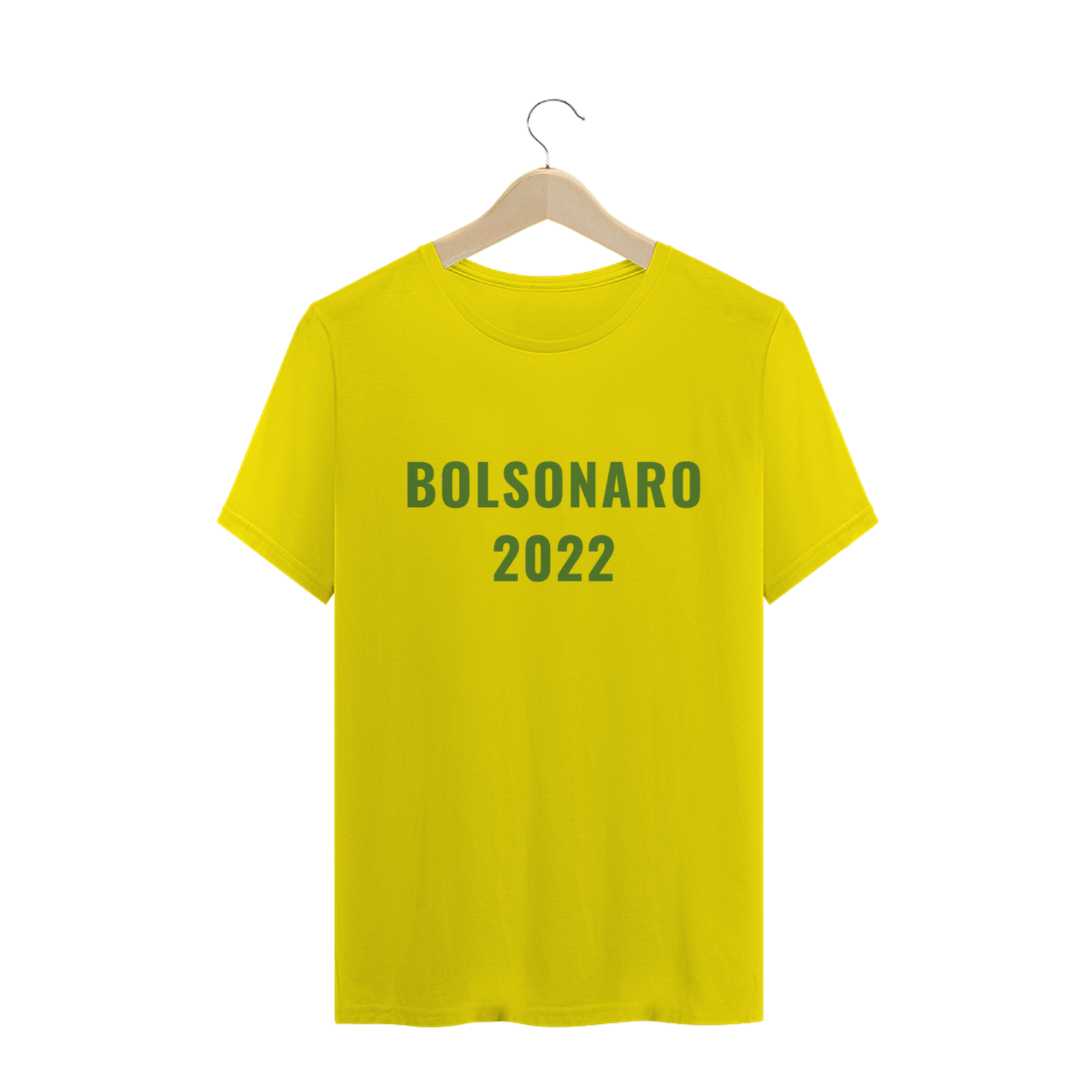 Nome do produto: Camiseta Amarela Bolsonaro 2022 