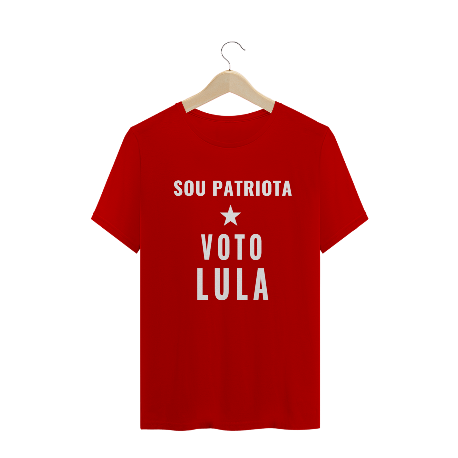 Nome do produto: Camiseta Sou Patriota Voto Lula
