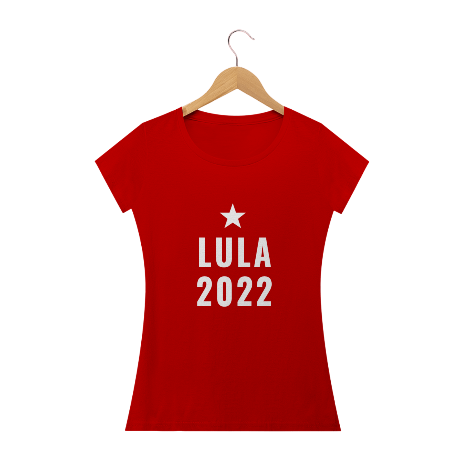 Nome do produto: Camiseta Baby Look Lula 2022