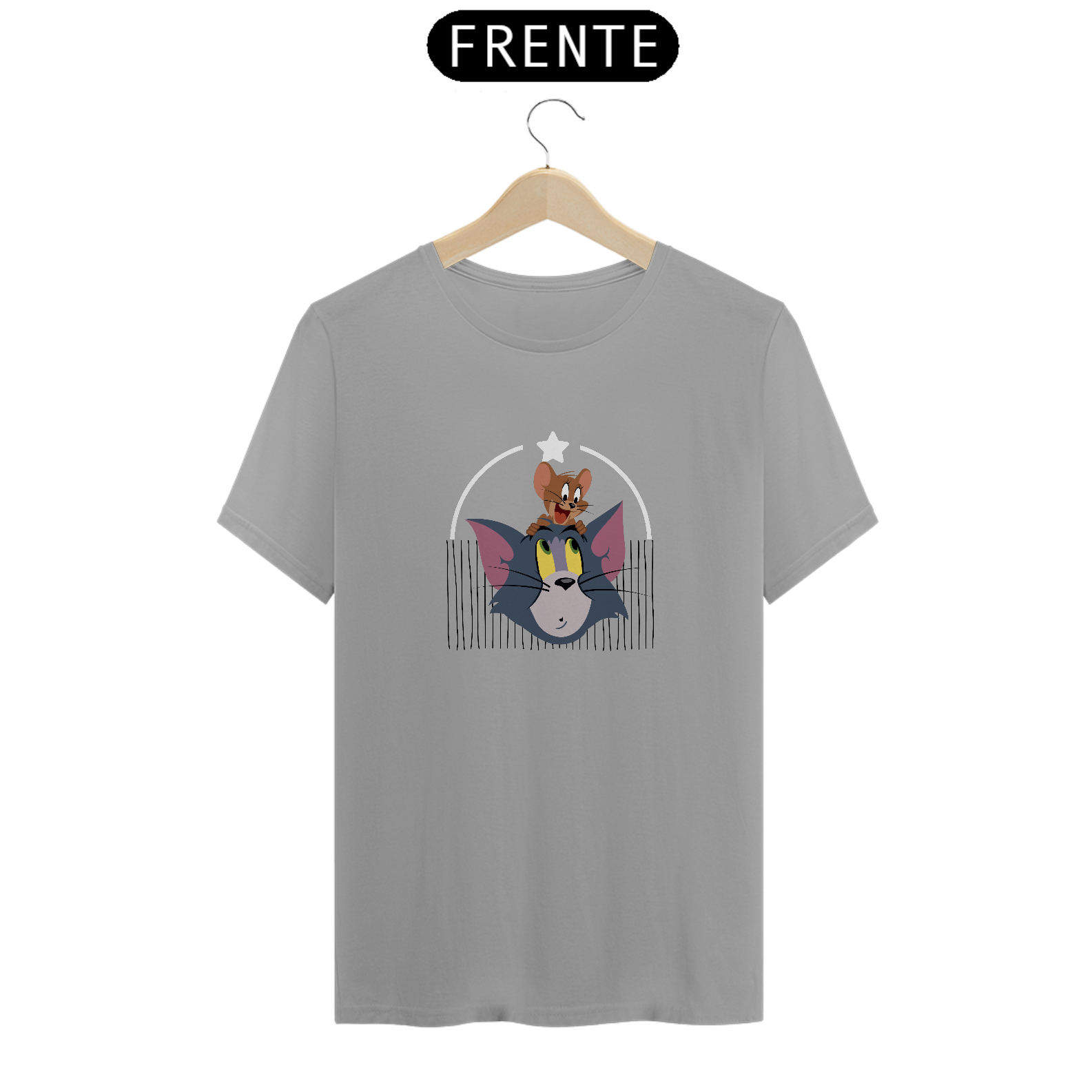 Nome do produto: T Shirt Unissex Tom e Jerry