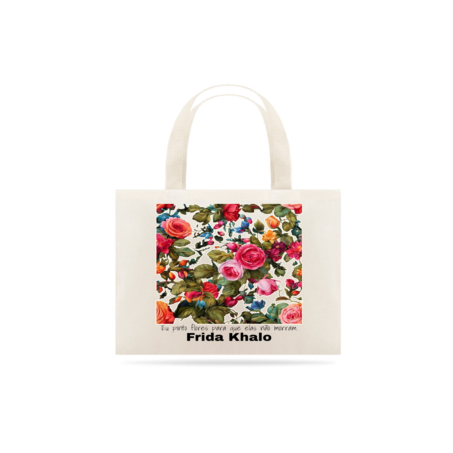 Nome do produto: Ecobag Flores Frida