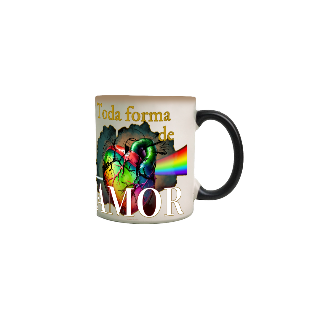 Nome do produto: Caneca Magica Toda Forma de Amor