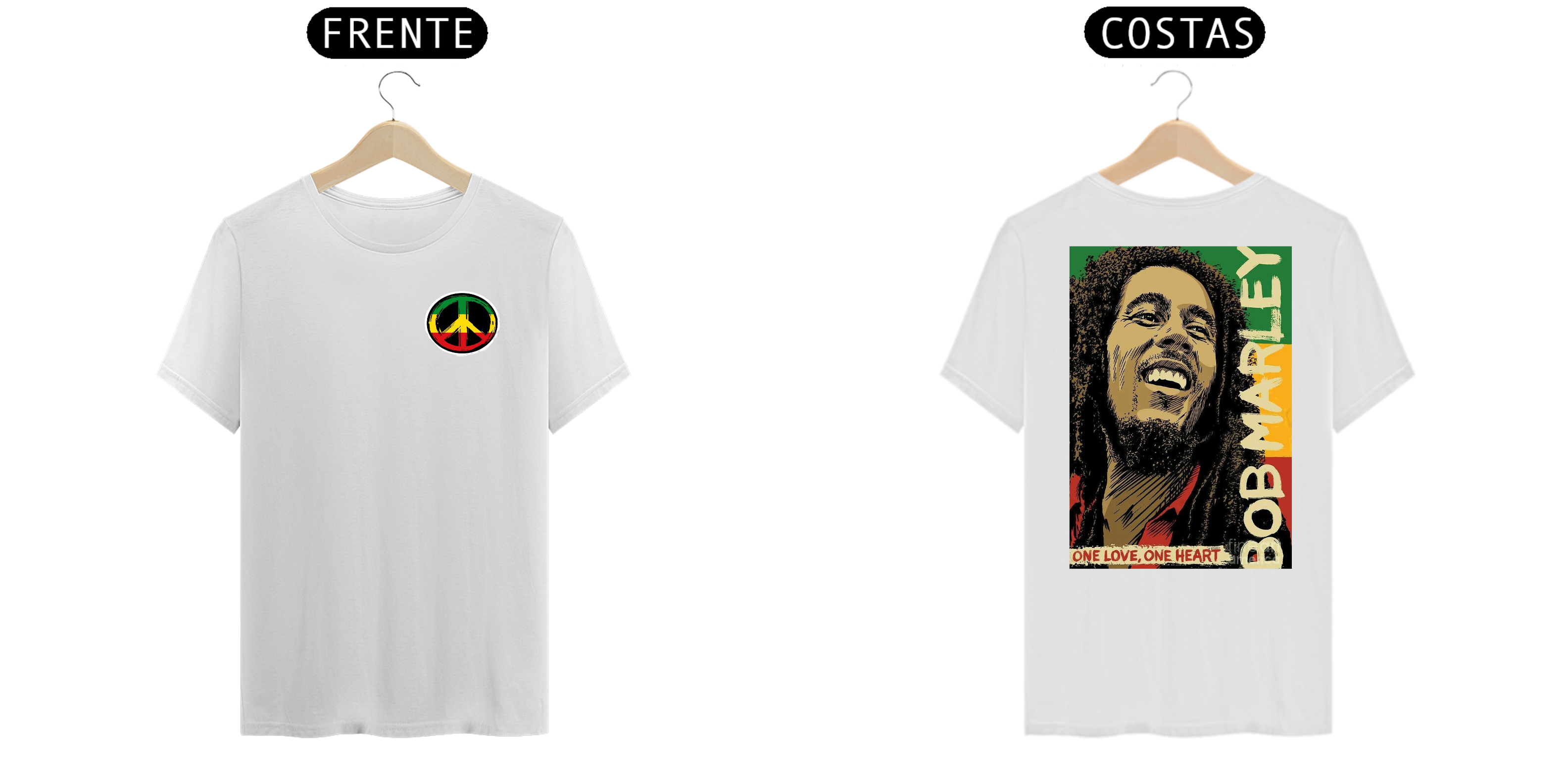 Nome do produto: Camisa Bob Marley