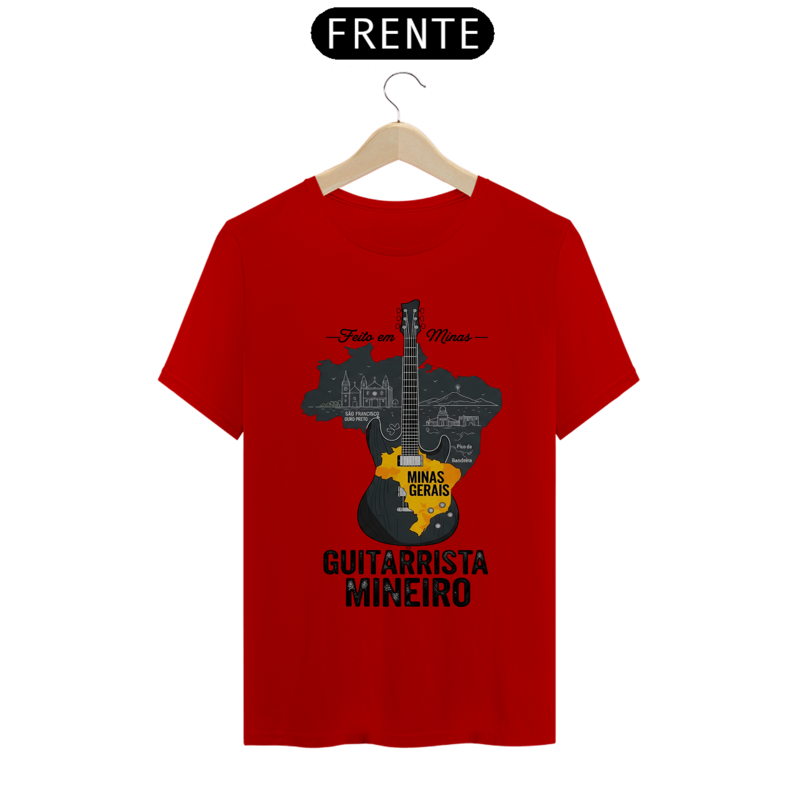 Nome do produto: Guitarrista Minas Gerais MG