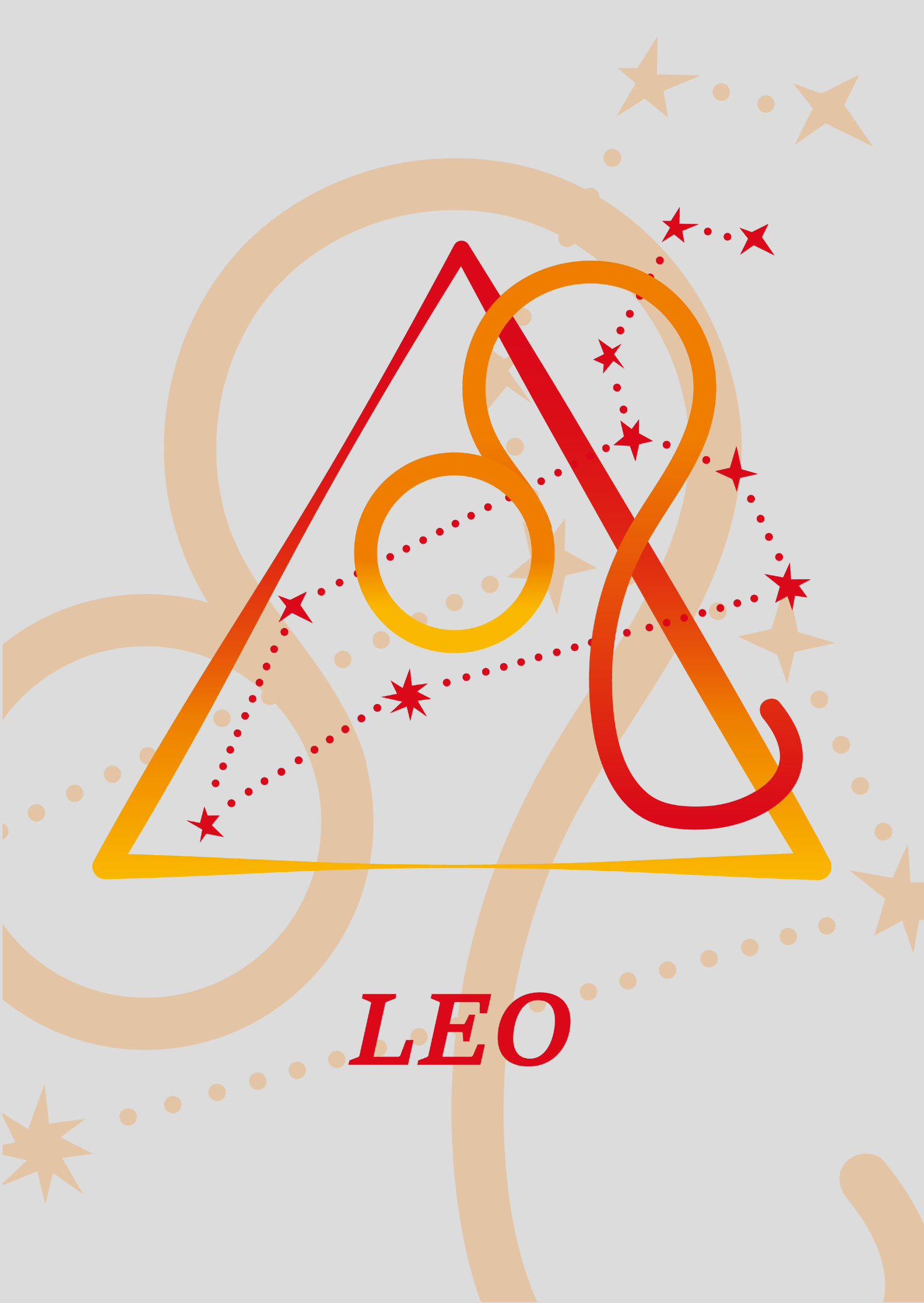 Nome do produto: Poster Signos - Leão