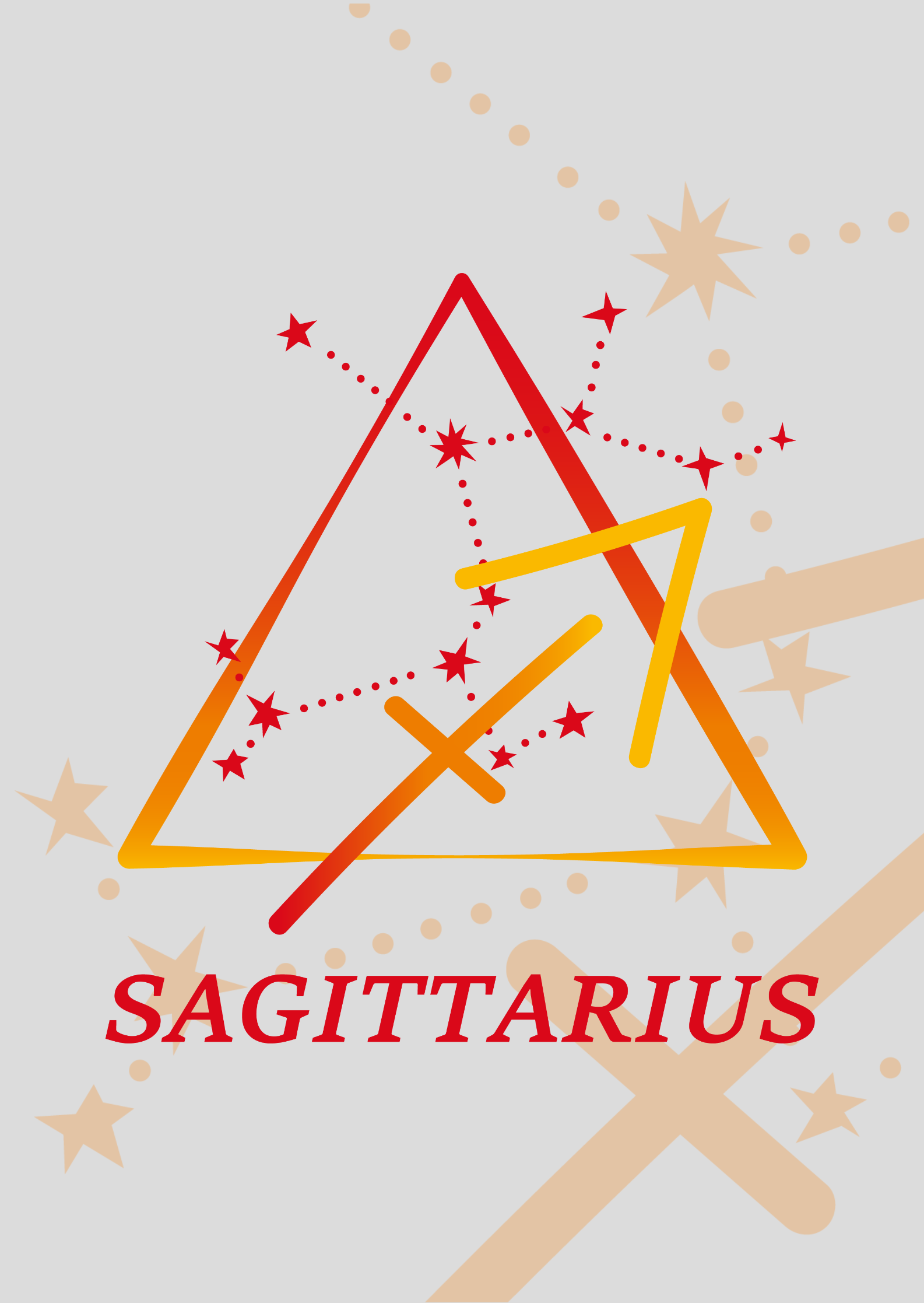 Nome do produto: Poster Signos - Sagitário