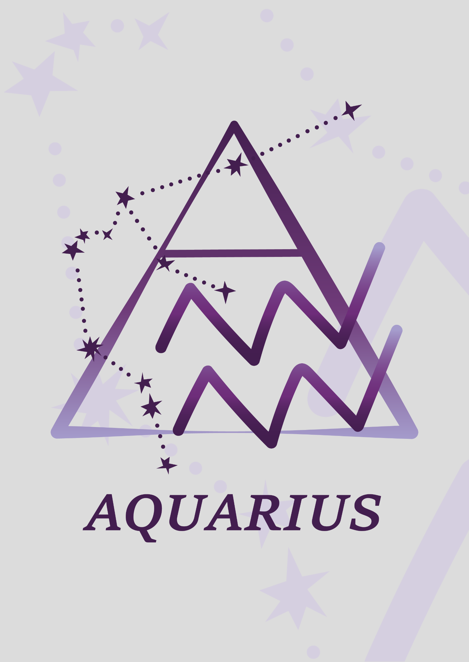 Nome do produto: Poster Signos - Aquário