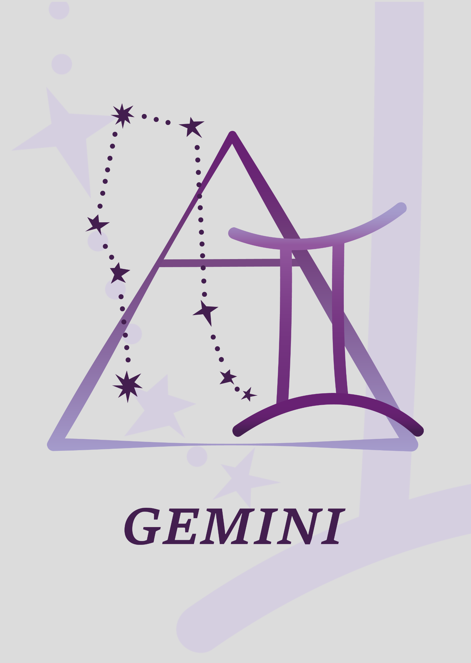 Nome do produto: Poster Signos - Gêmeos