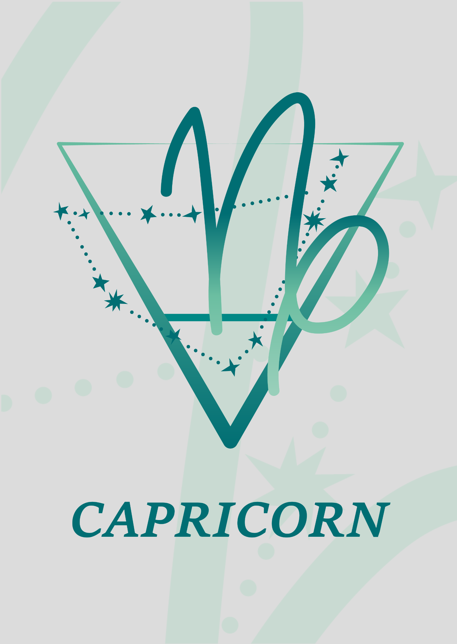 Nome do produto: Poster Signos - Capricórnio