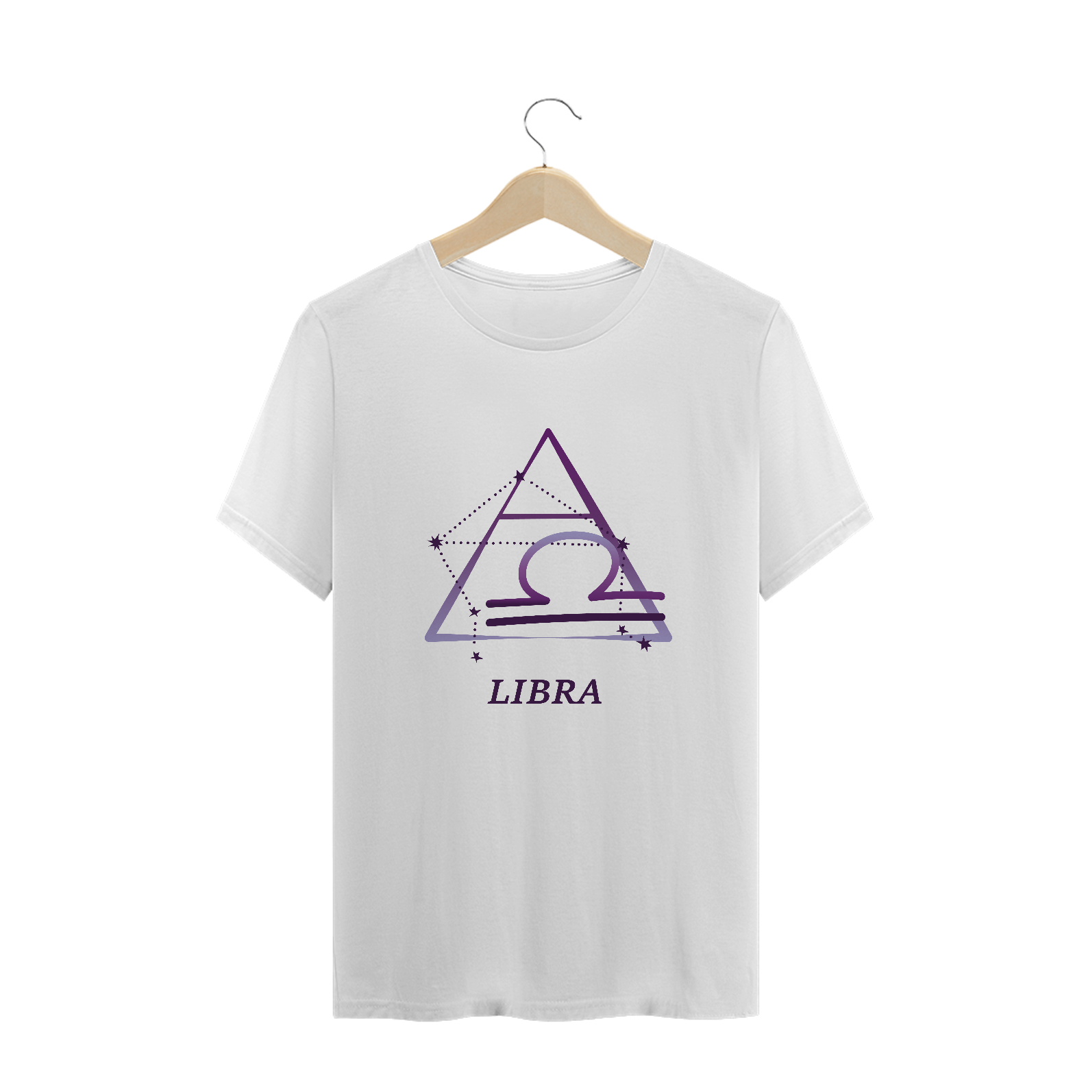 Nome do produto: Camiseta Signos - Libra - Branca