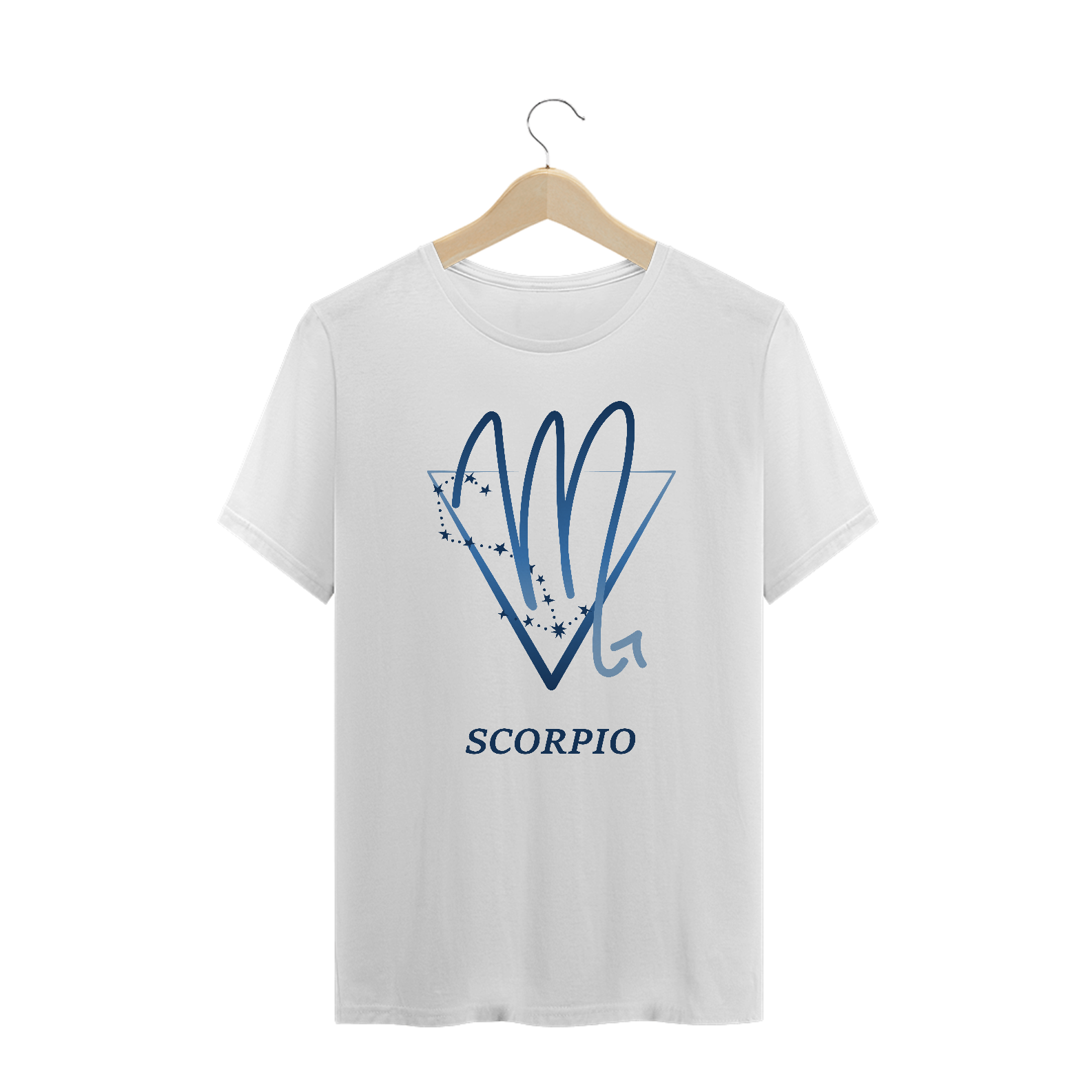 Nome do produto: Camiseta Signos - Escorpião - Branca