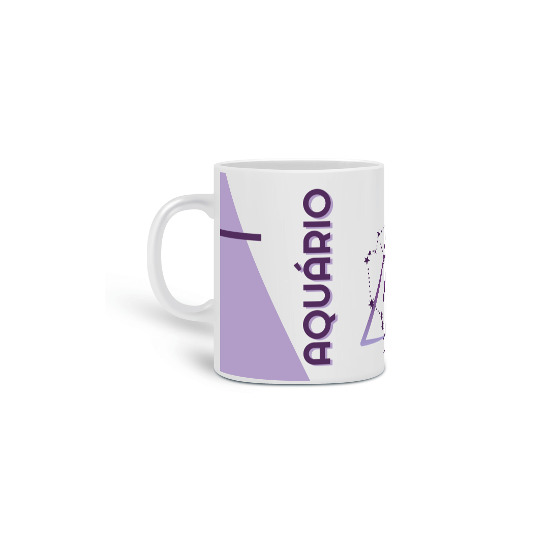 Nome do produto: Caneca Signos - Aquário