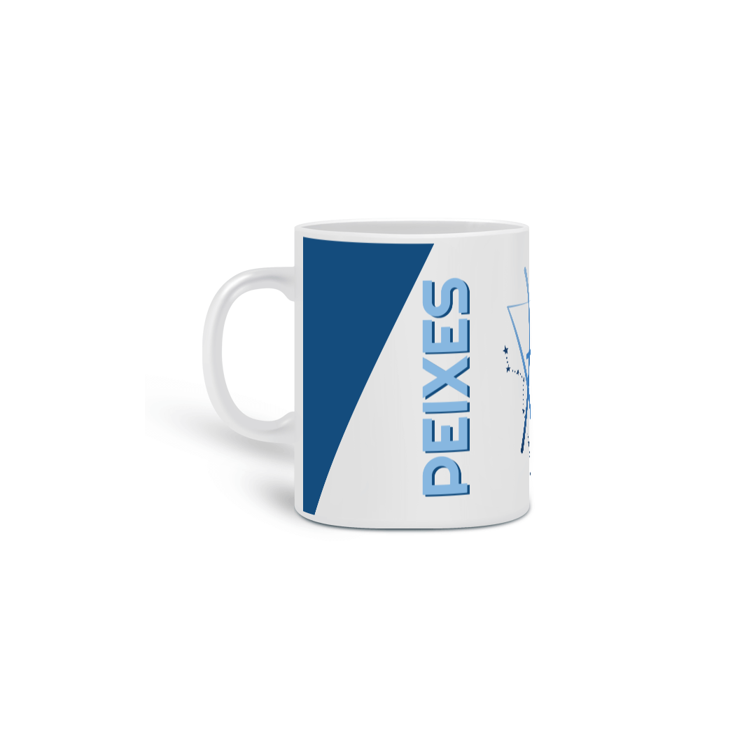 Nome do produto: Caneca Signos - Peixes