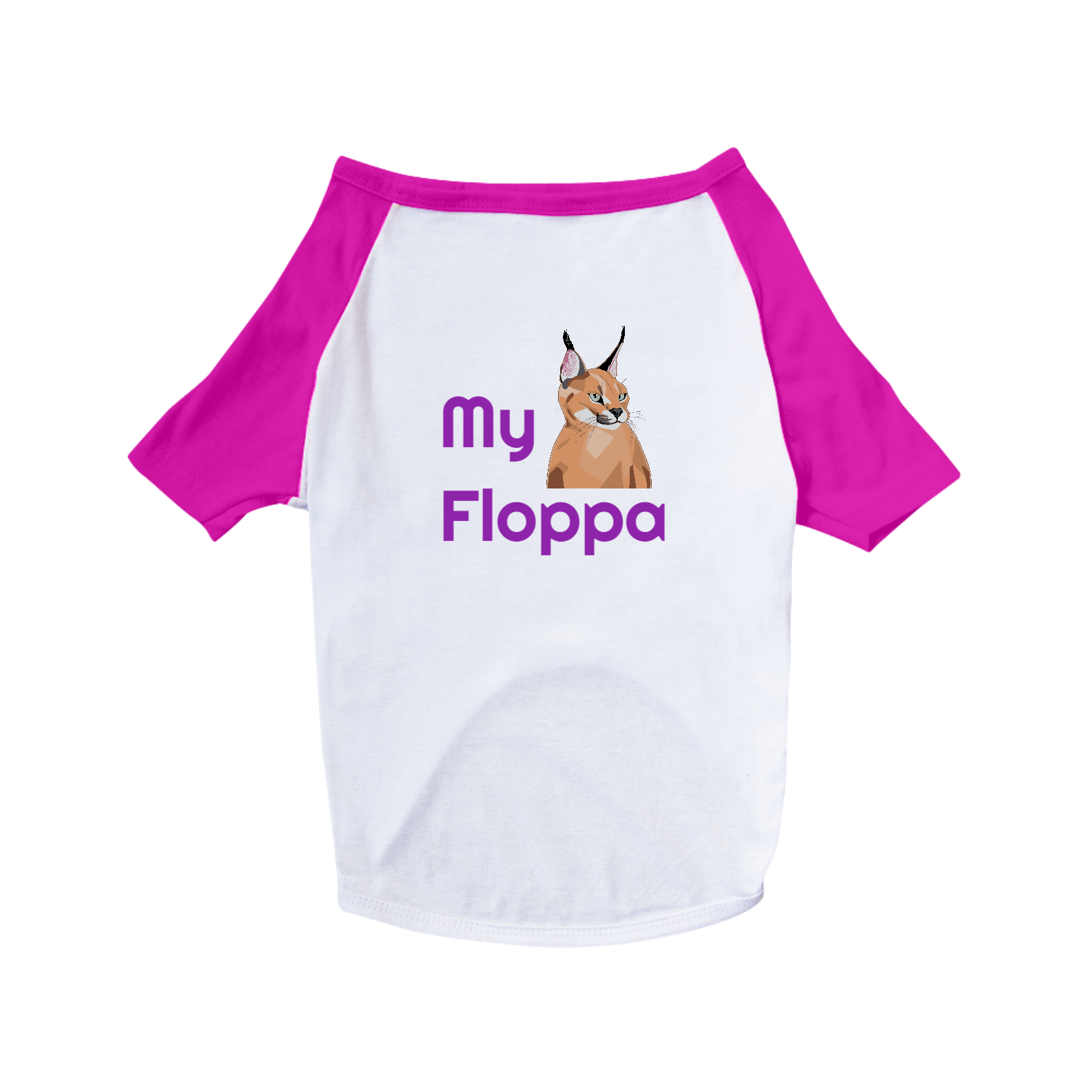 Nome do produto: Camisa Pet Dog - Floppa Rosa