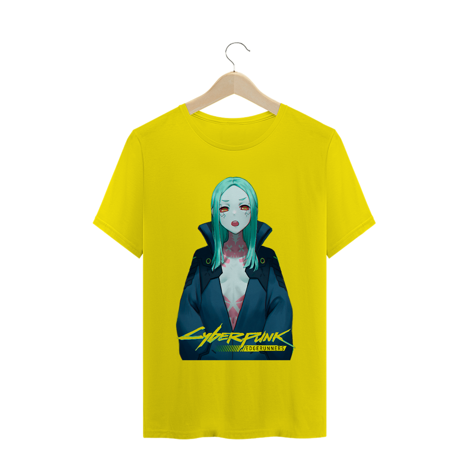 Nome do produto: Camiseta Rebecca Cyberpunk - Tecido Classic