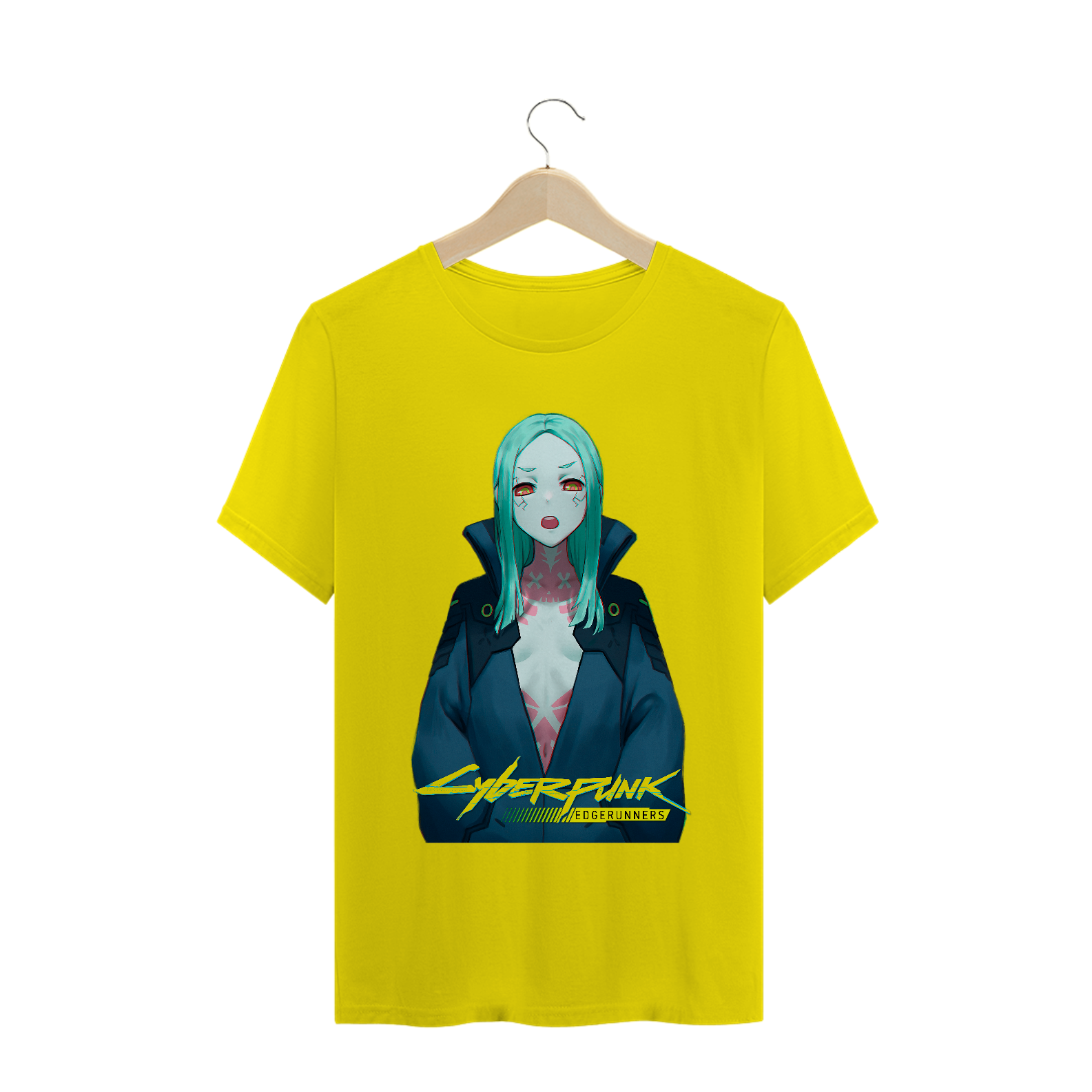 Nome do produto: Camiseta Rebecca Cyberpunk - Tecido Quality
