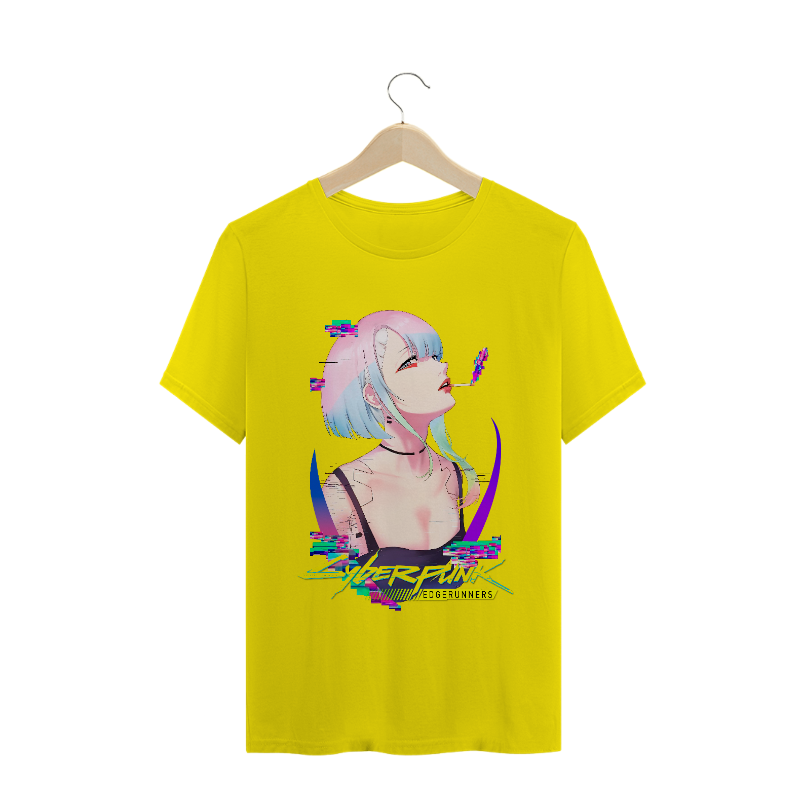 Nome do produto: Camiseta Lucy Cyberpunk - Tecido Quality