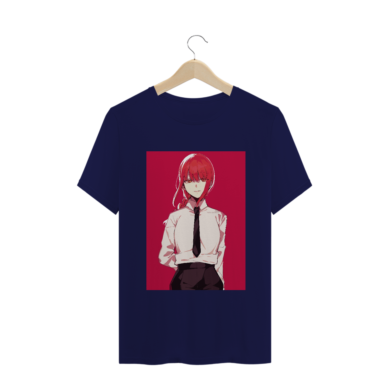 Nome do produto: Camiseta Minimalista Makima Chainsaw Man - Tecido Classic
