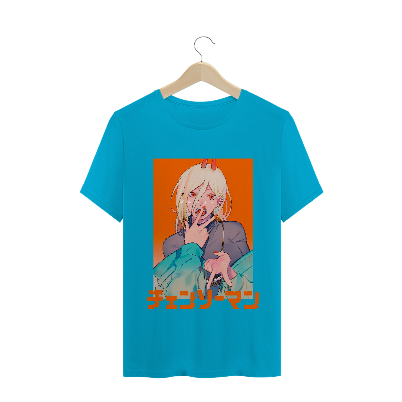 Nome do produto: Camiseta Power Chainsaw Man - Tecido Classic