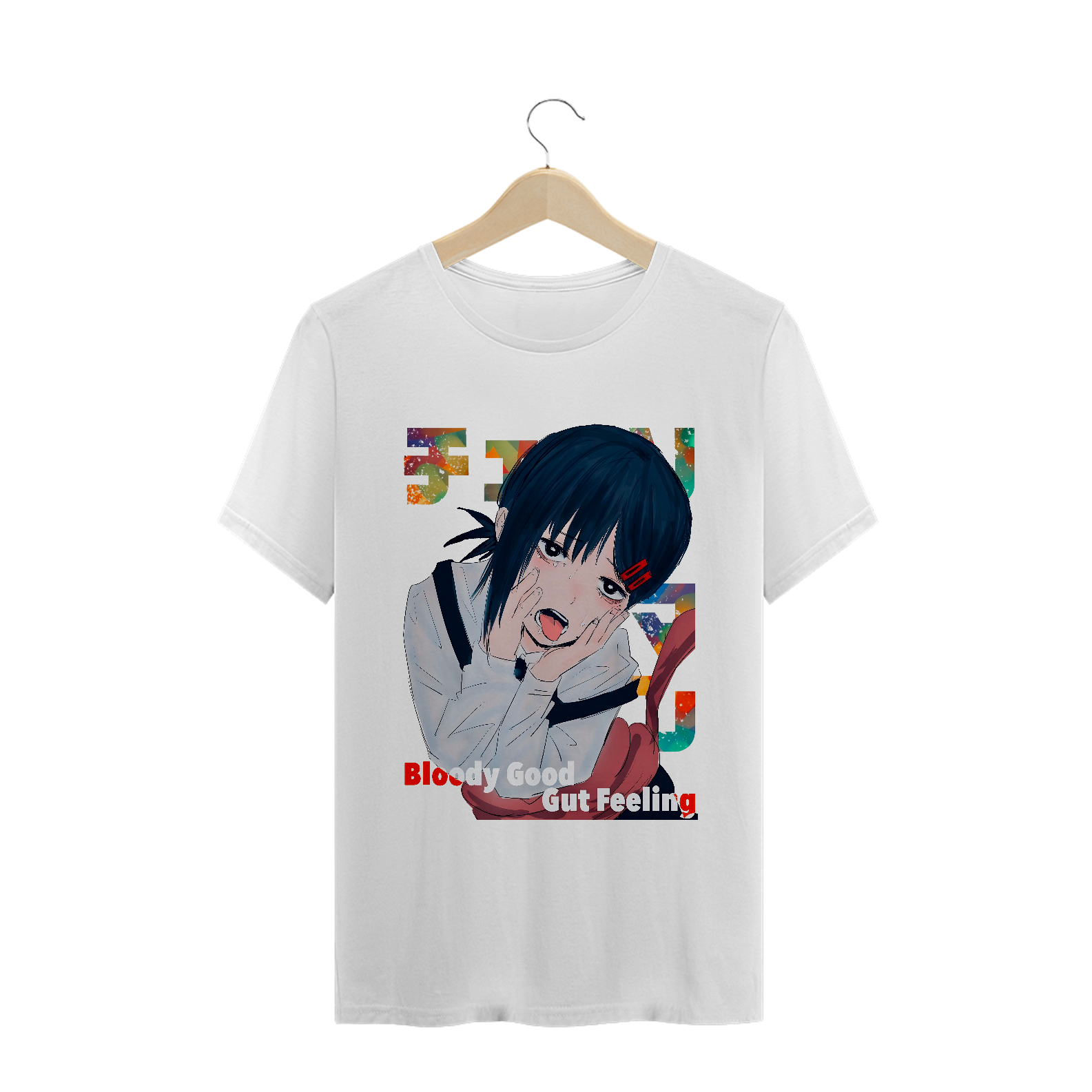 Nome do produto: Camiseta Kobeni Bloody Good Chainsaw Man - Tecido Classic