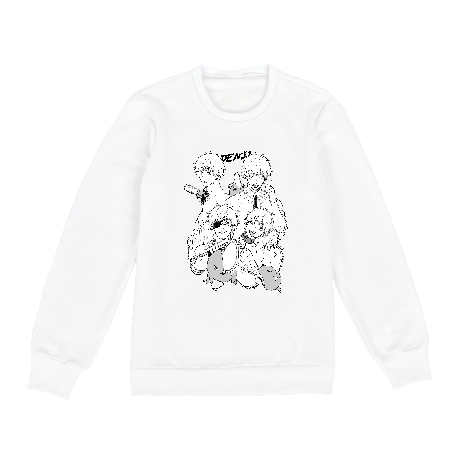 Nome do produto: Moletom Fechado Unissex Denji Chainsaw Man