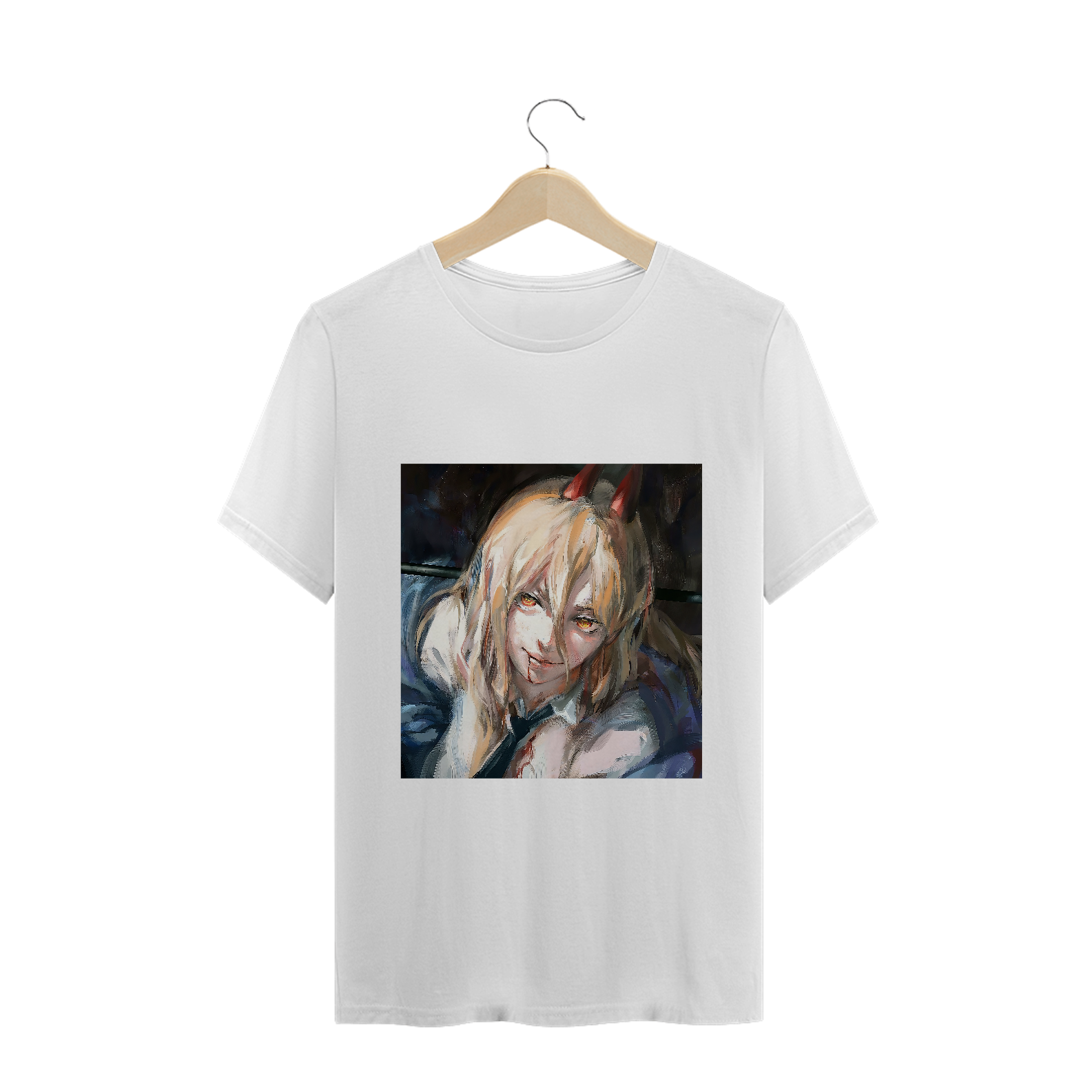 Nome do produto: Camiseta Power Chainsaw Man - Tecido Classic