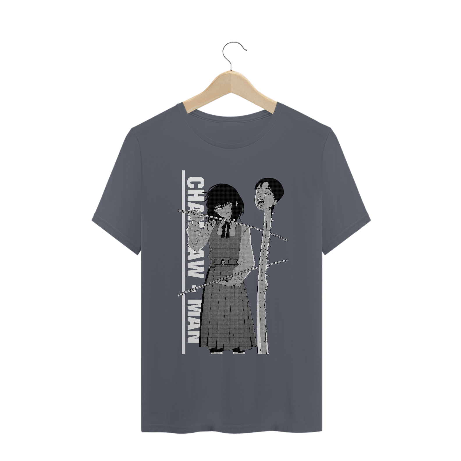 Nome do produto: Camiseta Chainsaw Man War  - Tecido Quality