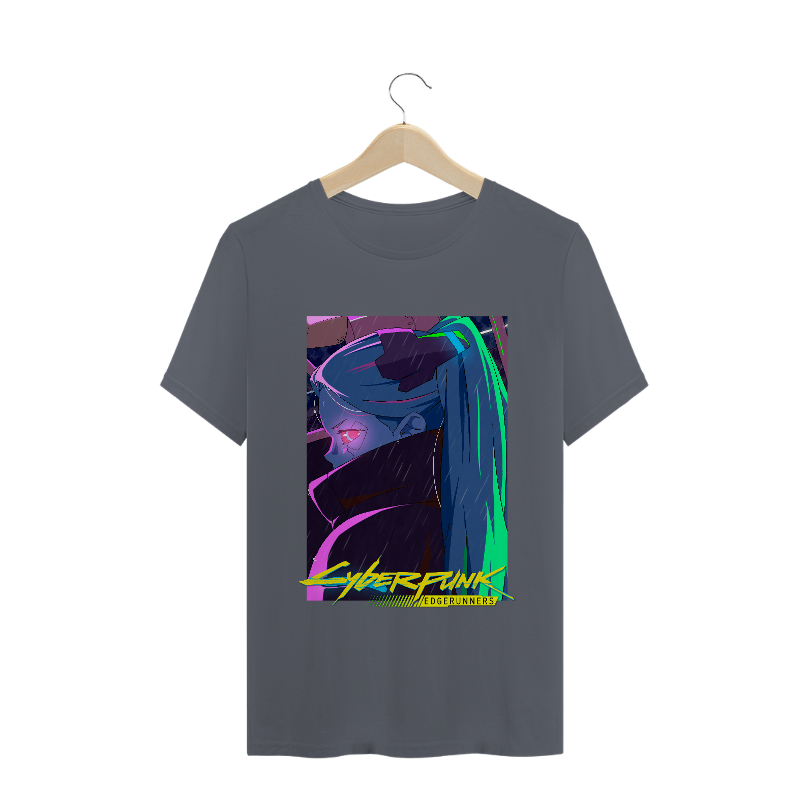 Nome do produto: Camiseta Rebecca Cyberpunk - Tecido Quality