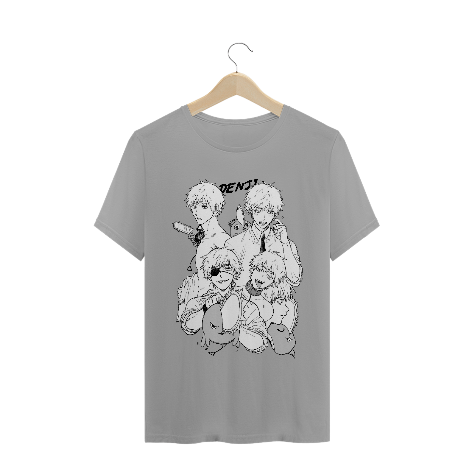 Nome do produto: Camiseta Denji Chainsaw Man - Tecido Quality