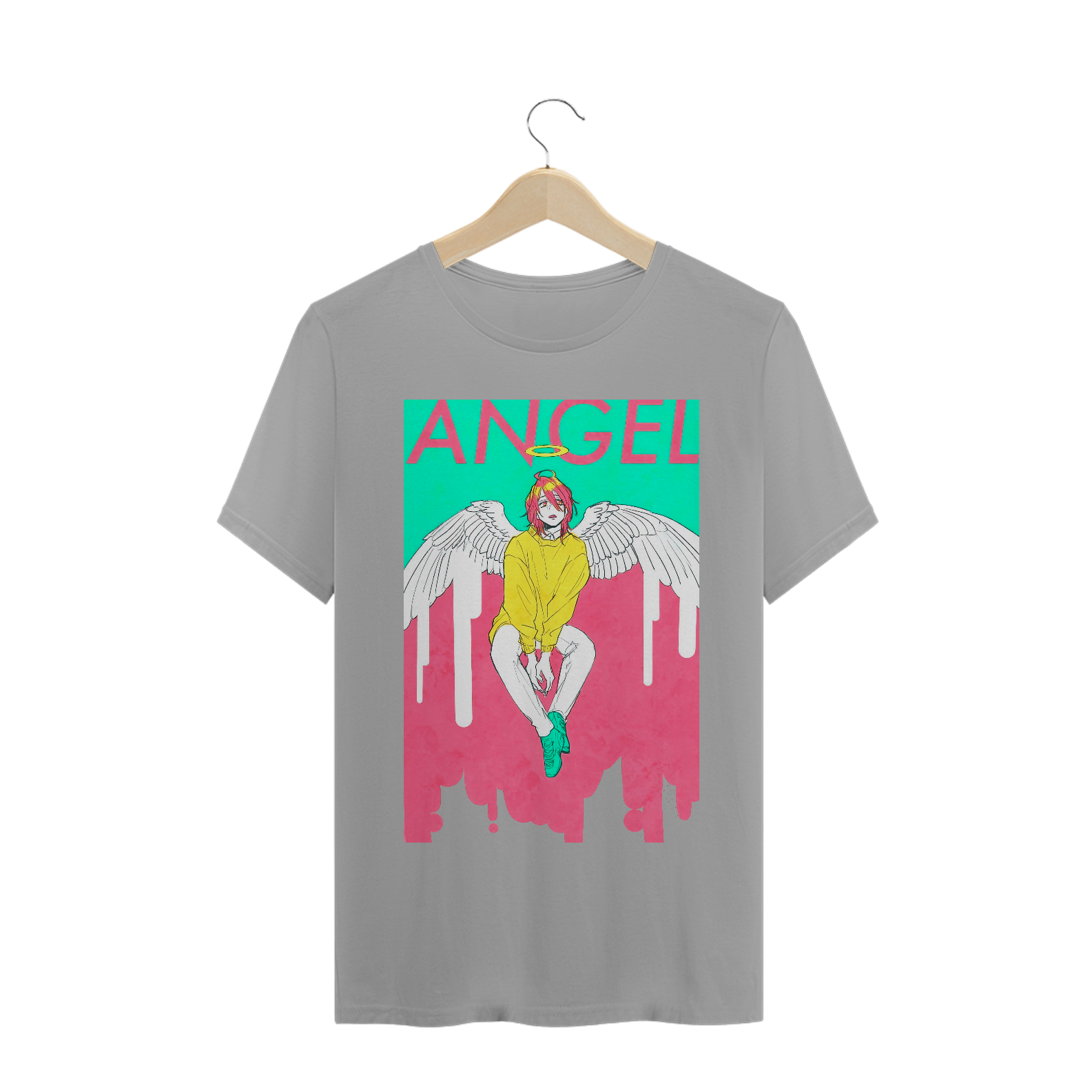 Nome do produto: Camiseta Angel Chainsaw Man - Tecido Quality