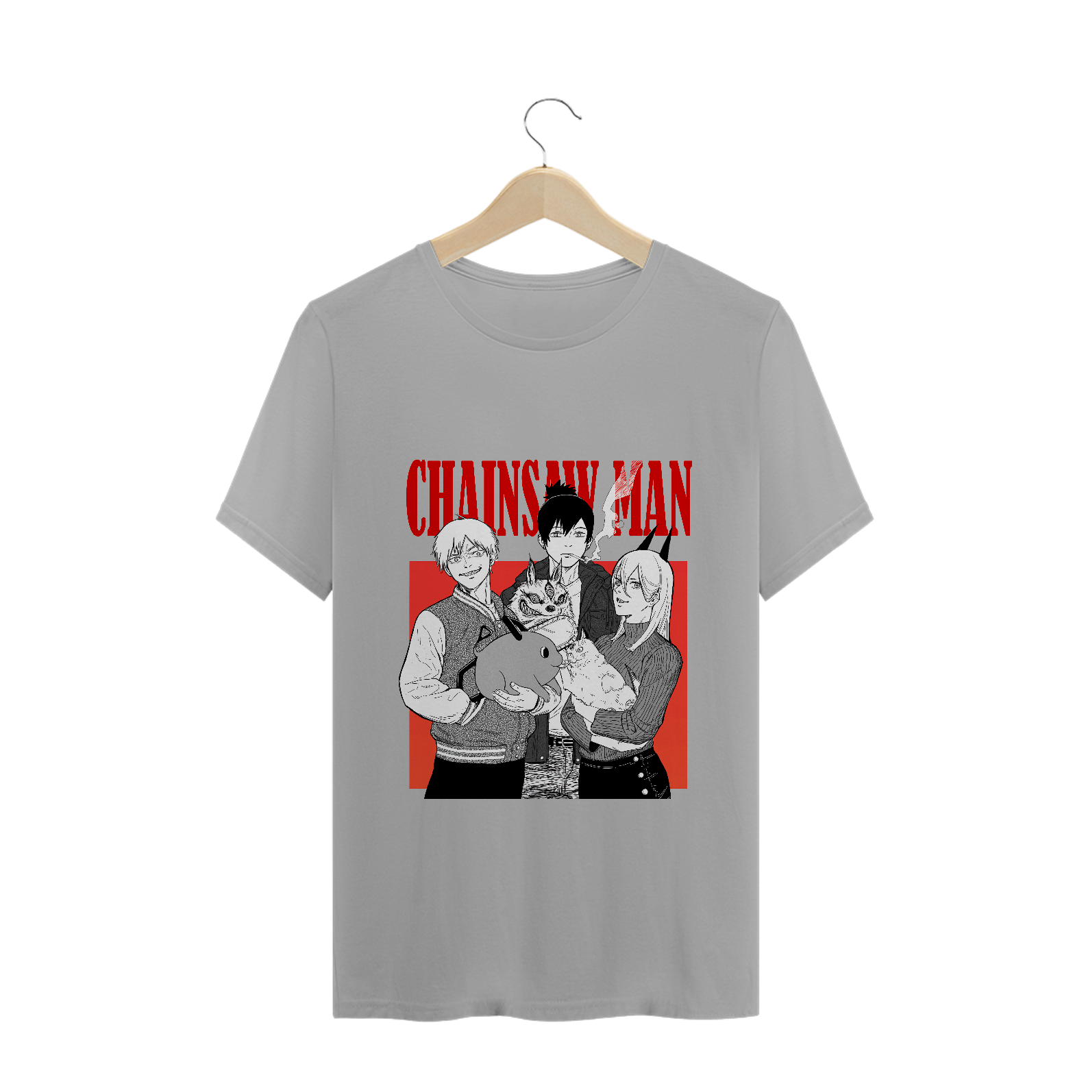 Nome do produto: Camiseta Chainsaw Man - Tecido Classic