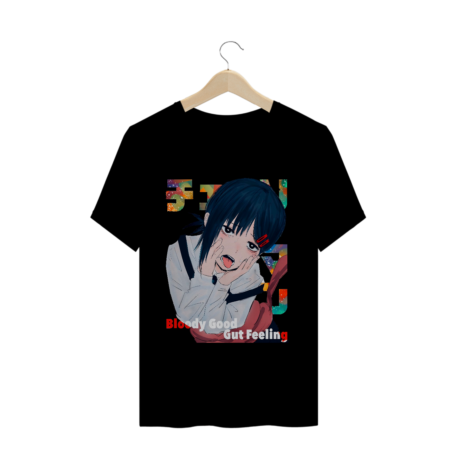 Nome do produto: Camiseta Kobeni Bloody Good Chainsaw Man - Tecido Prime