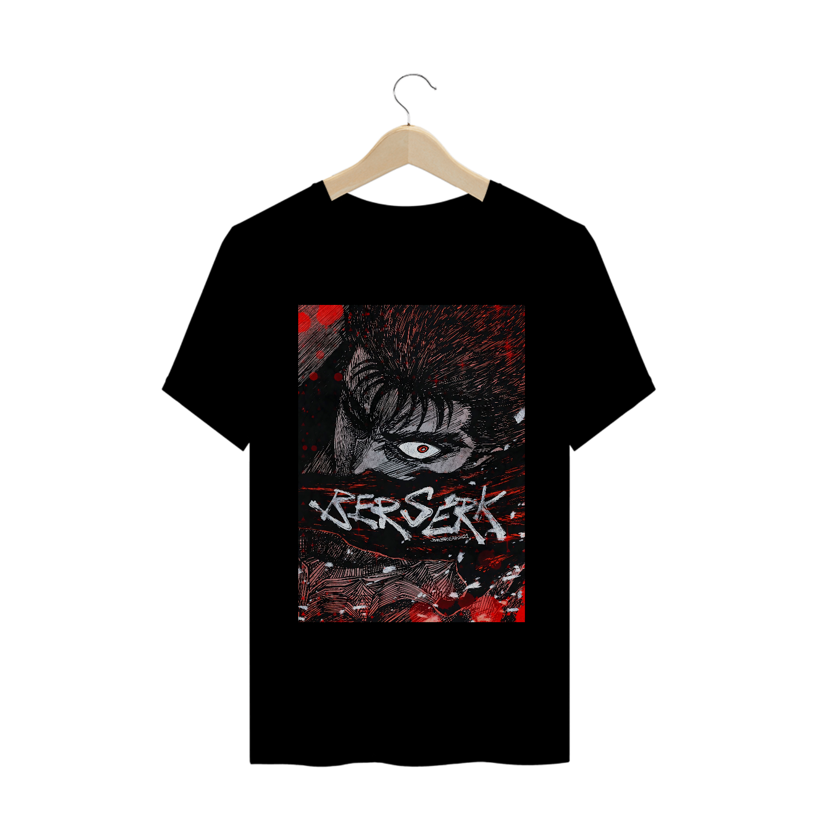 Nome do produto: Camiseta Berserk Guts - Tecido Classic