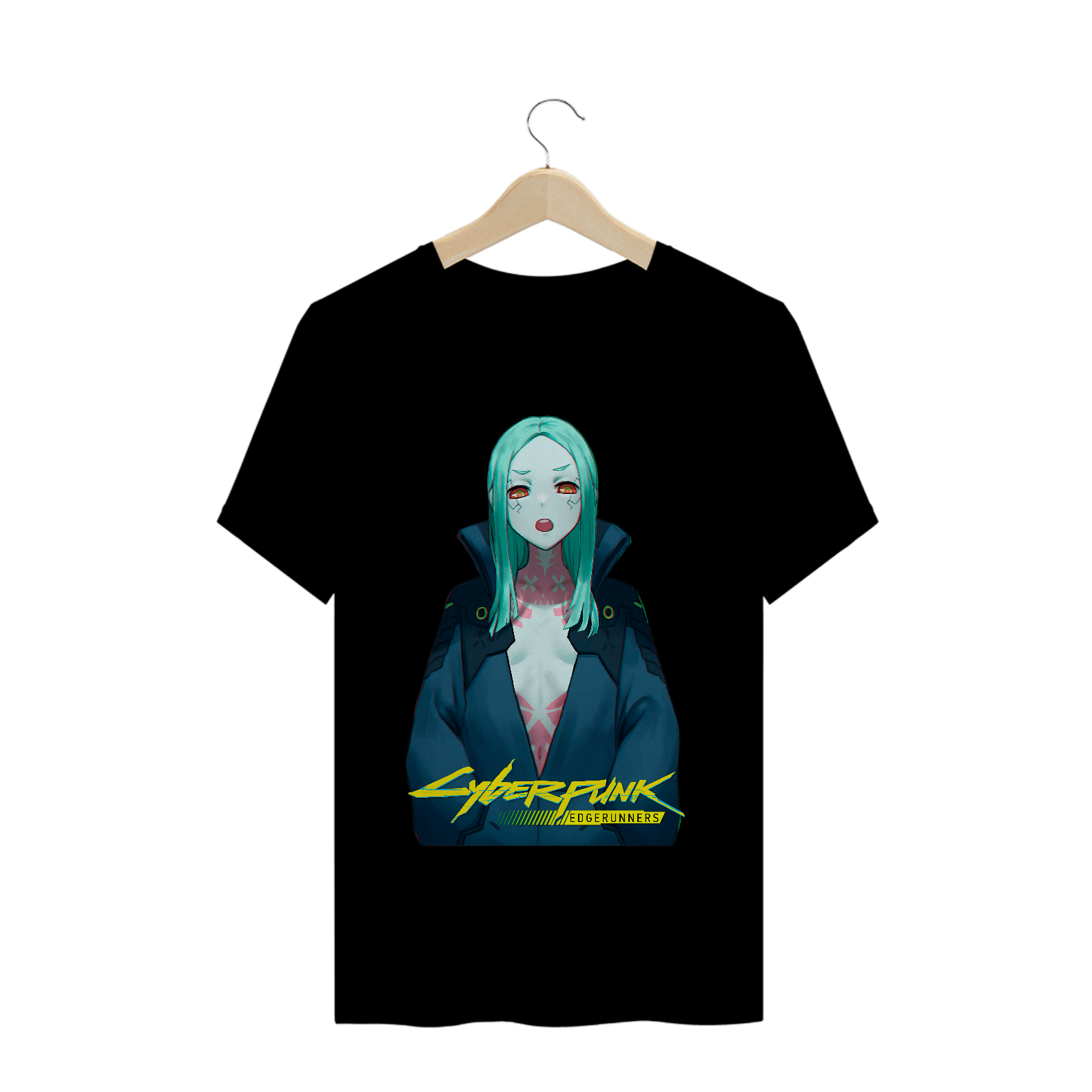 Nome do produto: Camiseta Rebecca Cyberpunk - Tecido Prime