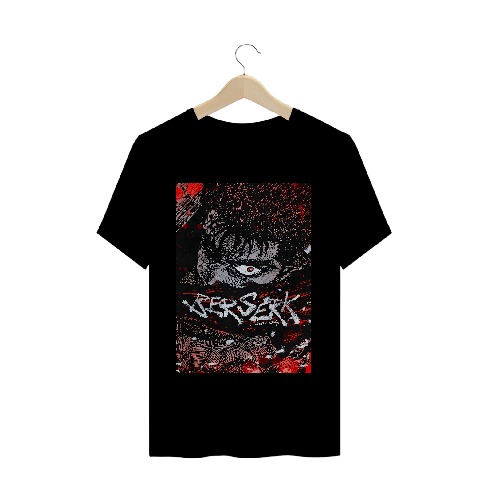 Nome do produto: Camiseta Berserk Guts - Tecido Prime
