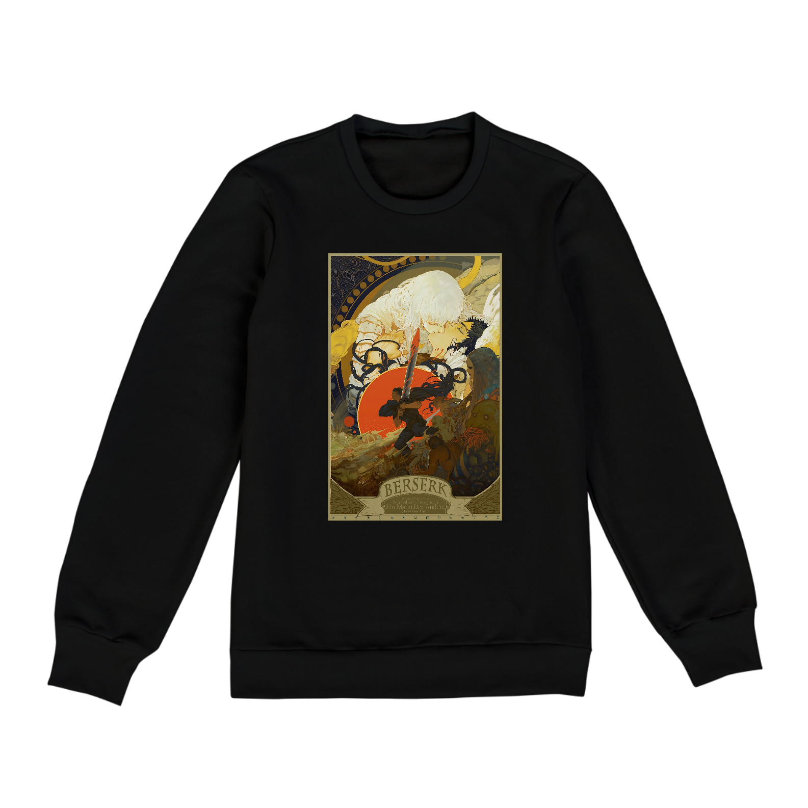 Nome do produto: Moletom Fechado Unissex Berserk Arte