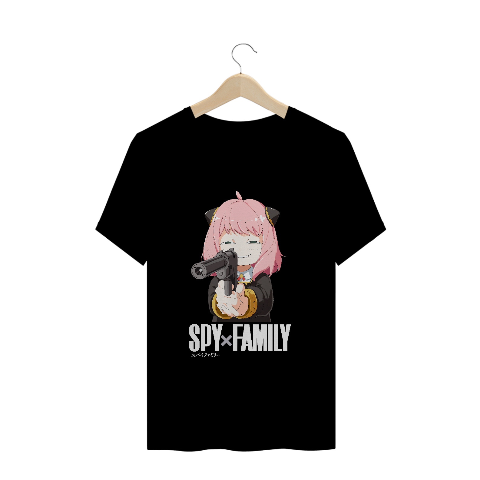 Nome do produto: Camiseta Anya Spy x Family Letra Branca - Tecido Prime