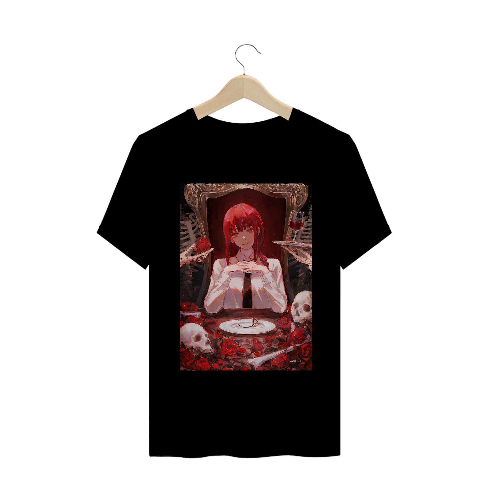 Nome do produto: Camiseta Makima Chainsaw Man - Tecido Quality