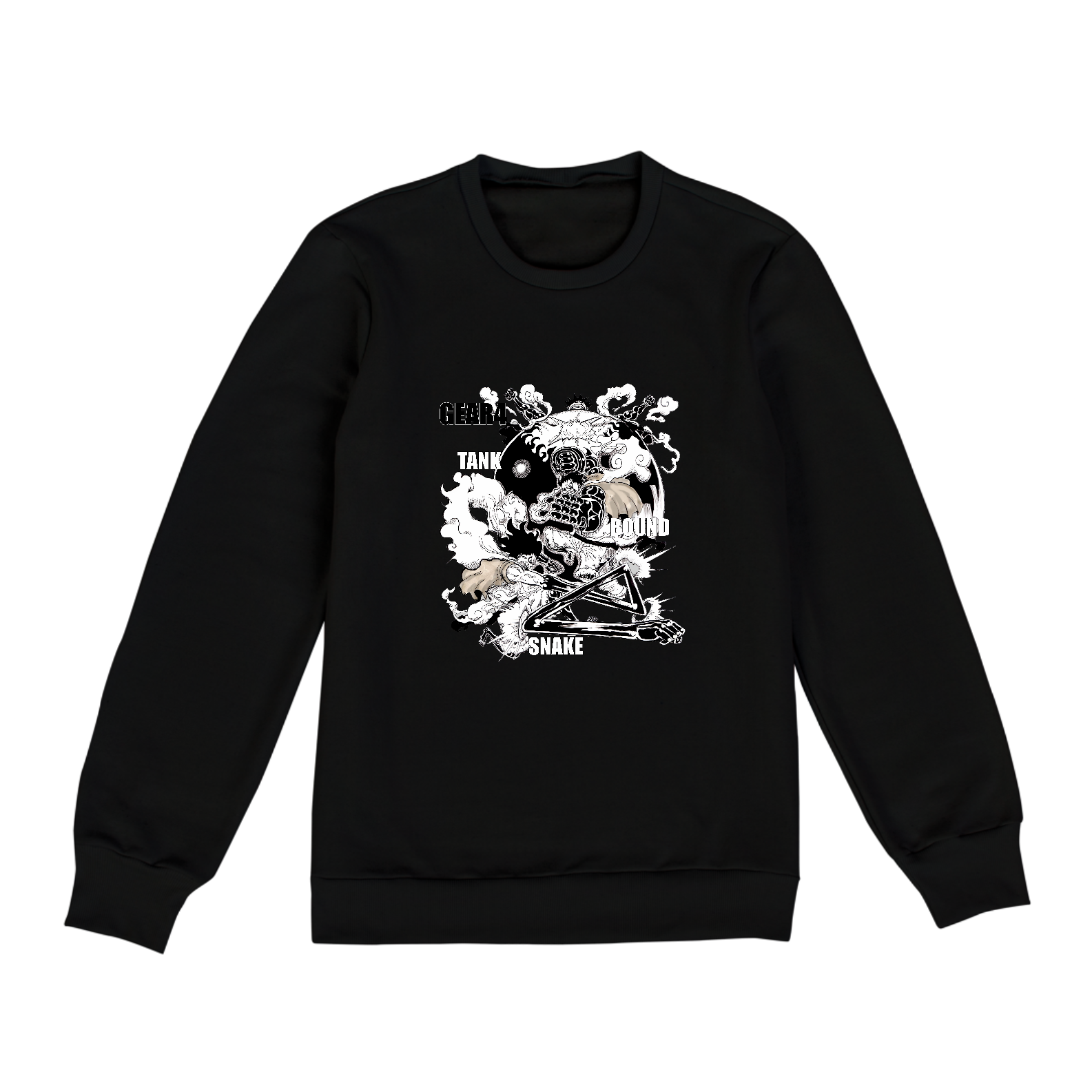 Nome do produto: Moletom Fechado Unissex Gear4 Luffy One Piece