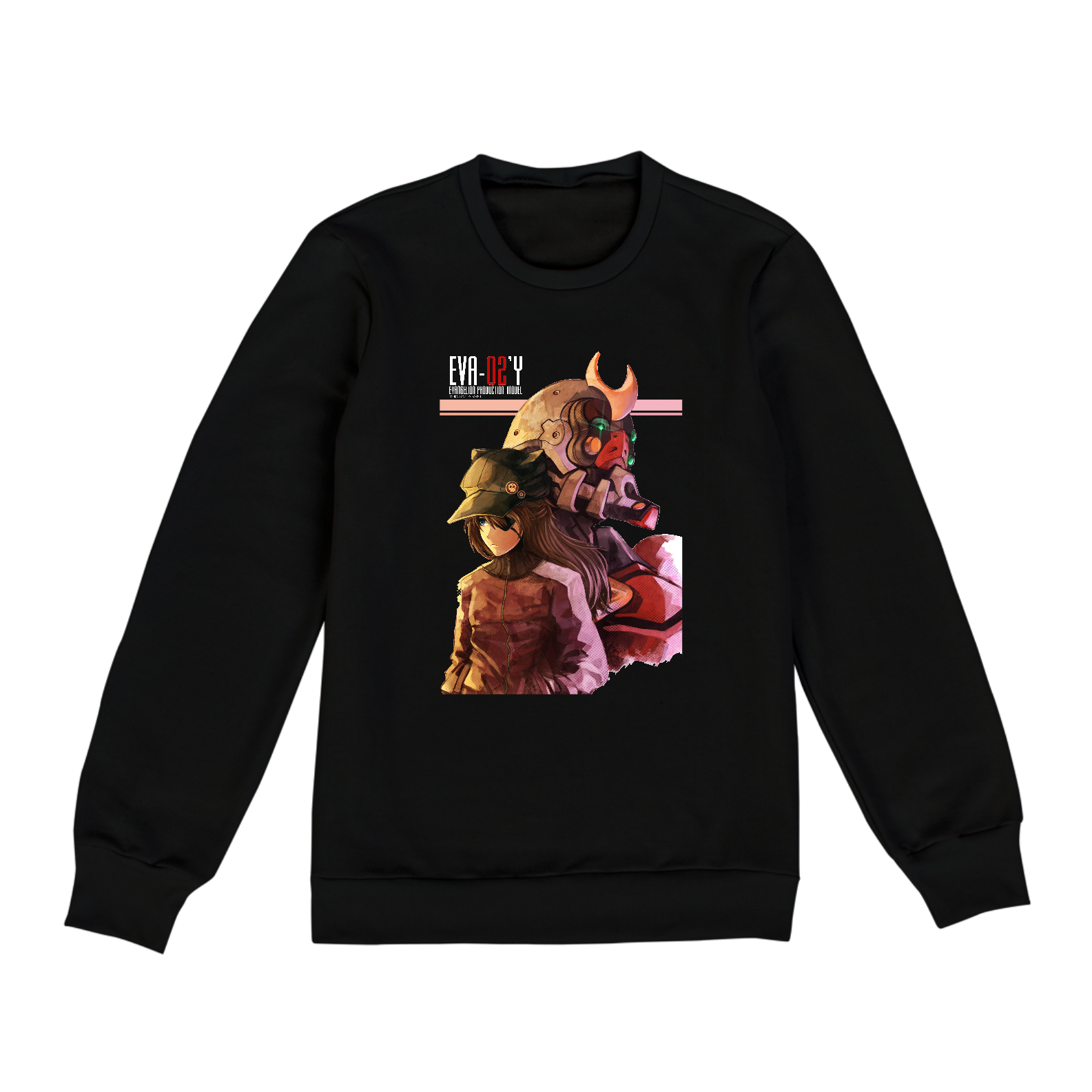 Nome do produto: Moletom Fechado Unissex Evangelion Asuka