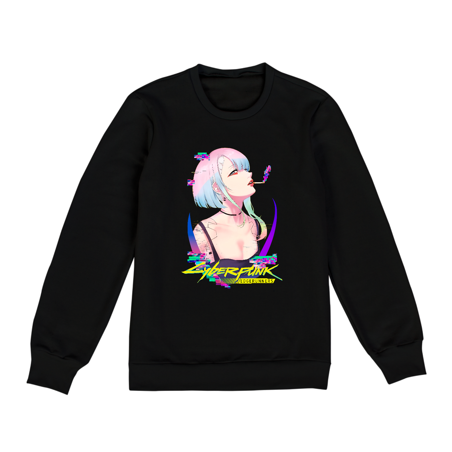Nome do produto: Moletom Fechado Unissex Lucy Cyberpunk 