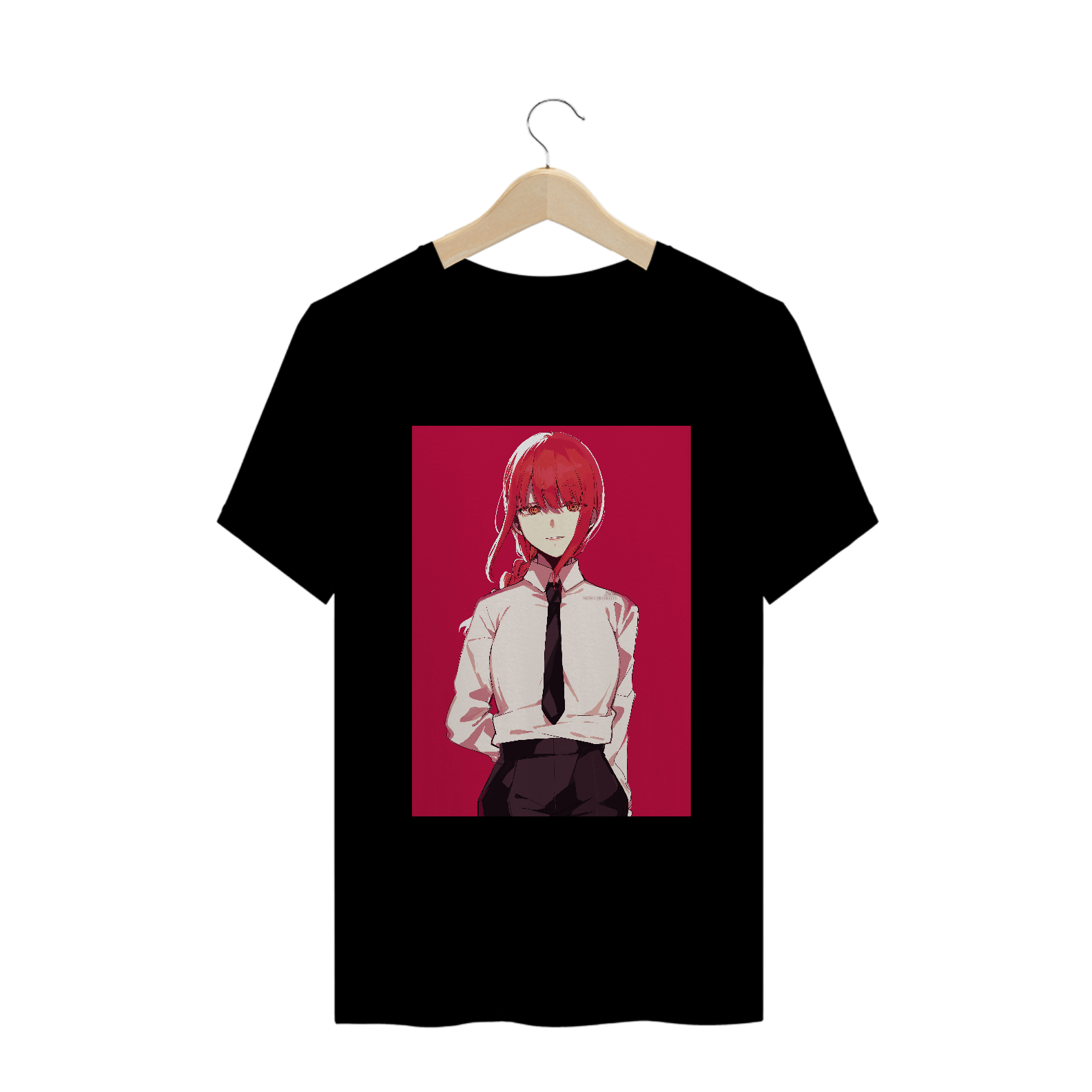 Nome do produto: Camiseta Minimalista Makima Chainsaw Man - Tecido Quality