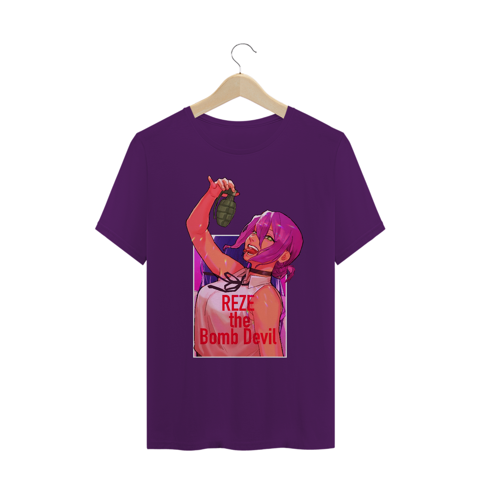 Nome do produto: Camiseta Reze Chainsaw Man - Tecido Classic