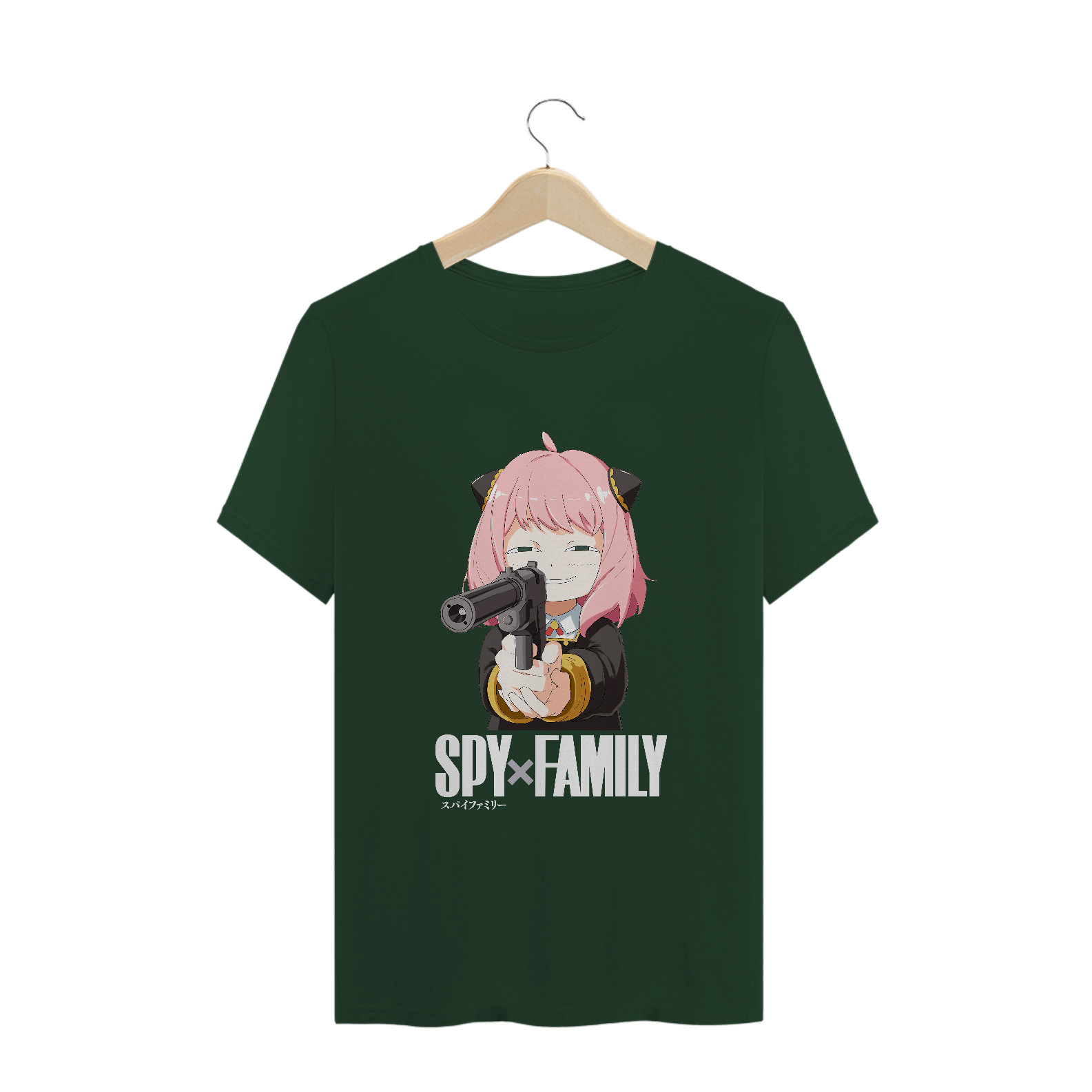 Nome do produto: Camiseta Anya Spy x Family Letra Branca - Tecido Classic